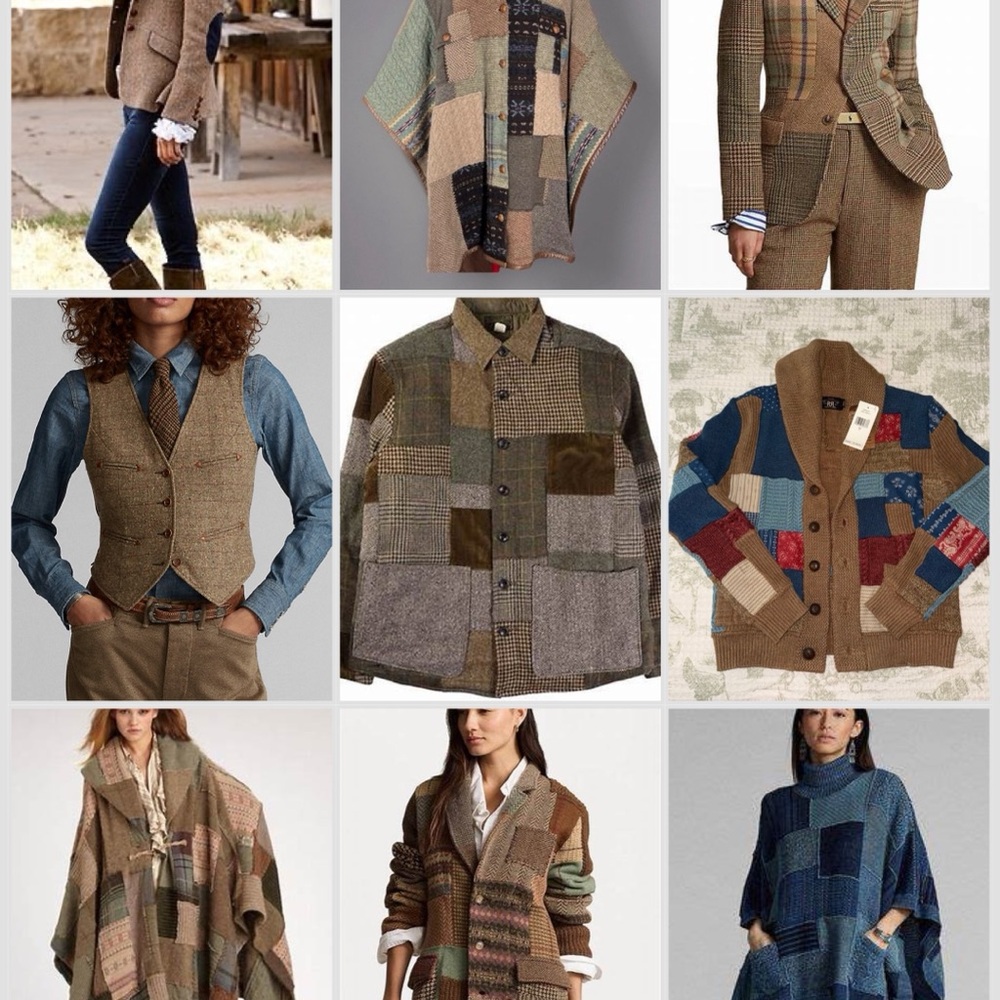 ISO Ralph Lauren Polo Patchwork Sweaters, Vests, Jackets & Ponchos